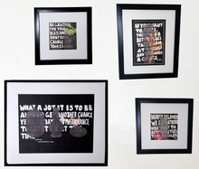 Load image into Gallery viewer, Lyrics & Ceramics Complete 4 piece Print Set
