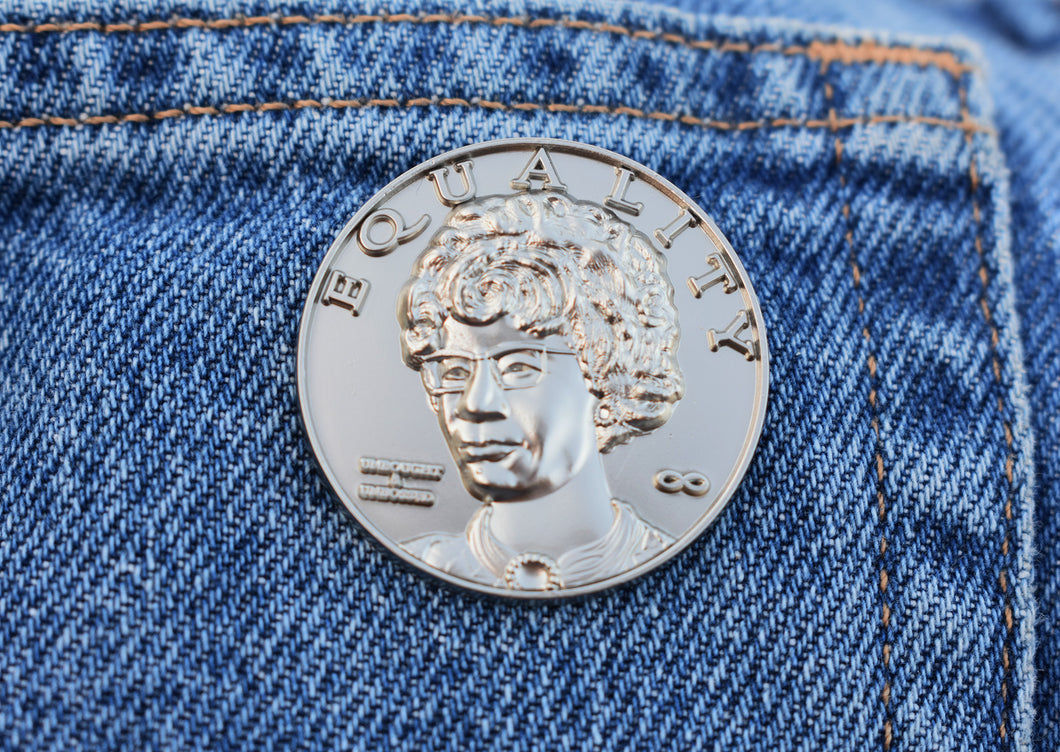 Unbossed Coin Pin
